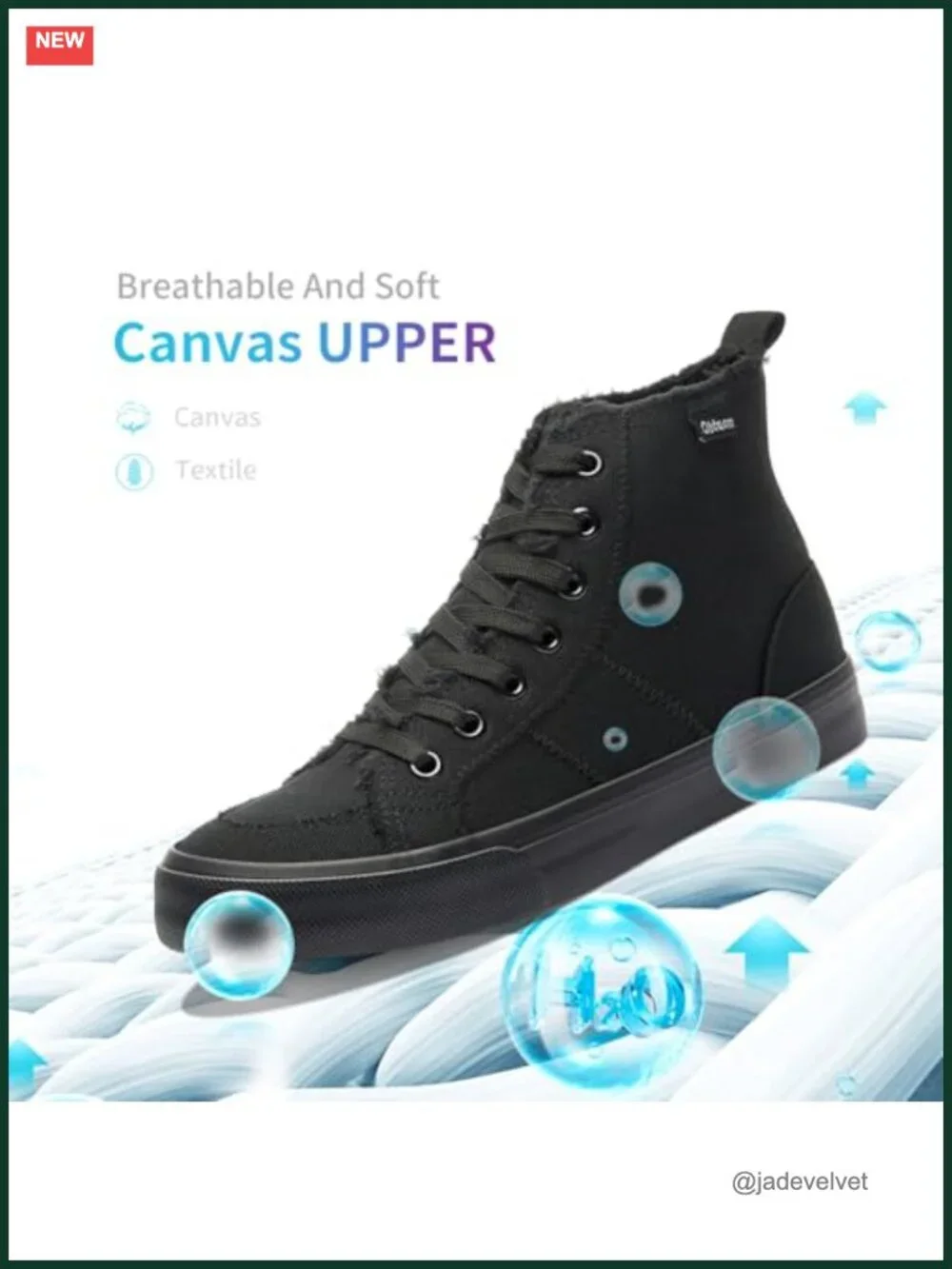 Lace Up Canvas High Top Sneakers for Women Casual Fashion Shoes